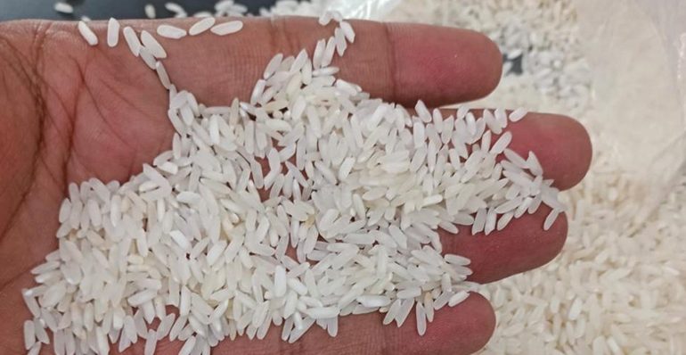 NIROS raw white rice